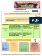 Sesión de Aprendizaje 04: Primer Bimestre