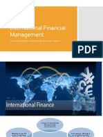 International Financial Management: The Outlook of The World Through Domestic Markets