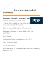 Evaluation For Improving Student Outcomes