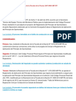 Resolución de La Fiscalía de La Nación 1245