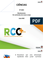 Ciências: 9º ANO Nivelamento: Os Nutrientes Do Nosso Corpo Aula N02
