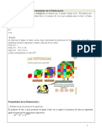 Multiplicar: Propiedades de La Potenciación