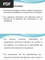 C-L'exécution Du Budget