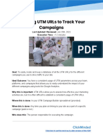 SOP 006 - Creating UTM URLs To Track Your Campaigns
