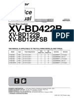 Pioneer XV BD422b Service Manual