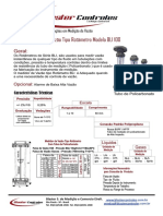 Medidor de Vazao Tipo Rotametro BLI