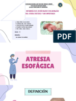 Atresia Esofágica y Ano Imperforado