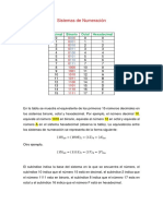 Sistemas de Numeración