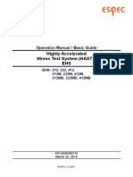 Highly Accelerated Stress Test System (HAST) / EHS: Operation Manual / Basic Guide