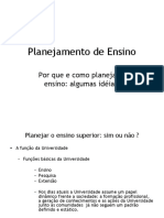 Planejamento de Ensino