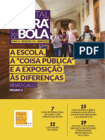 A Escola, A "Coisa Pública" E A Exposição Às Diferenças