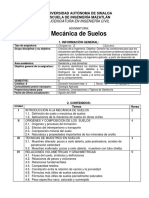 Mecánica de Suelos: Licenciatura en Ingeniería Civil