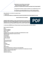 Agosto Matriz Desechos Rumipamba Enero - Diciembre 2022