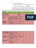 Plan de Sesion Informativa: Objetivos Especificos Ideas Claves (Contenido) Metodología Tiempo Material Evaluación