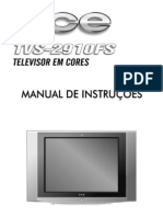 Manual TV Cce - Tvs-2910fs