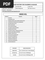 MSDS HCL