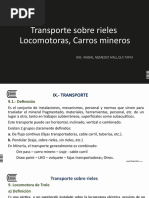 Transporte Sobre Rieles Locomotoras, Carros Mineros: Ing. Anibal Nemesio Mallqui Tapia