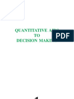 Quantitative Aids To Decision Making