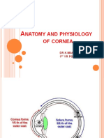 Natomy and Physiology of Cornea: Dr.K.Mahalakshmi 1 Yr PG