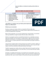 Dificultades en Los Hábitos de Estudio de Andrés en Casa en El Instituto