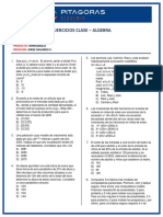 Ejercicios Clase - Algebra: Maraton