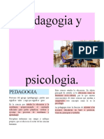 Pedagogia y Psicologia