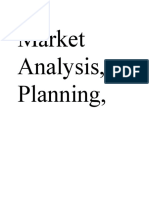 Module 5 - Marketing Analysis, Planning, Implementation and Control