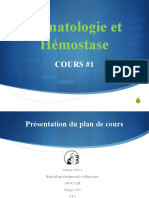 Cours 1 Hémostase-H2023