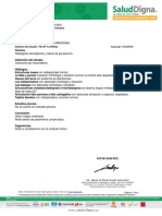 Radiografía Dorsoplantar y Lateral de Pie Derecho