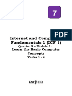 Internet and Computing Fundamentals 1 (ICF 1) : Learn The Basic Computer Concepts