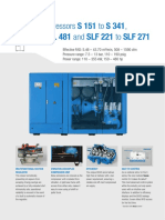 Screw Compressors: S 151 To S 341, SL 270 To SL 481 and SLF 221 To SLF 271