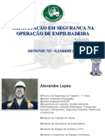 Operadores - Instrutores Empilhadeira Sintesp Parte 1 - 2019