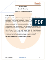 Revision Notes Class 11 Chemistry Chapter 11 - The P-Block Elements