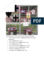 Señaléticas PVC Caseta Quimicos 1