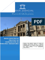 Bases Específicas Proceso de Habilitación de Personal Transitorio