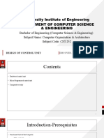 Design of Control Unit