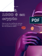 De 0 À 1000 $ en Crypto: Ebook Gratuit