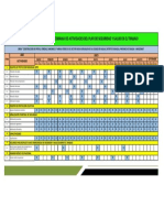 Cronograma de Actividades Del Plan de Seguridad Y Salud en El Trabajo