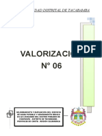 Valorización #06: Municipalidad Distrital de Tacabamba