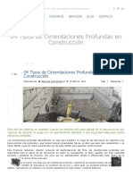 04 Tipos de Cimentaciones Profundas en Construcción - Optimiza Contratistas