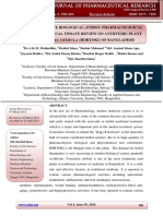 A Comprehensive Biological Ethno Pharmac