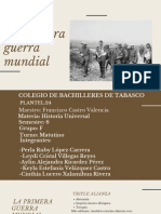 La Primera Guerra Mundial