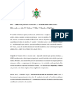 Ots - Orientações em Tentativas de Suicídio Cbmce 2022. Elaboração e Revisão: TC Gledson, TC Edir, TC Landin e MAJ Hugo