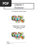 Vision 5 Exercices : Des Outils Pour Mesurer L'espace