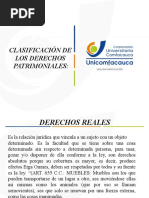 Clasificación de Los Derechos Patrimoniales