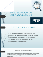 INVESTIGACION DE MERCADOS - Parte 1