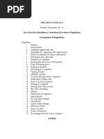 Advocates Disciplinay Commitee Procedure Regulations SI - 267 - 6