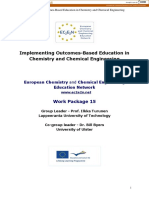 Implementing Outcomes-Based Education in Chemistry and Chemical Engineering