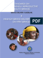 Standards On Youth Friendly Reproductive Health Services: Service Delivery Guideline