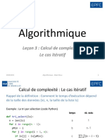 Algo 03 Calcul Complexité Itératif